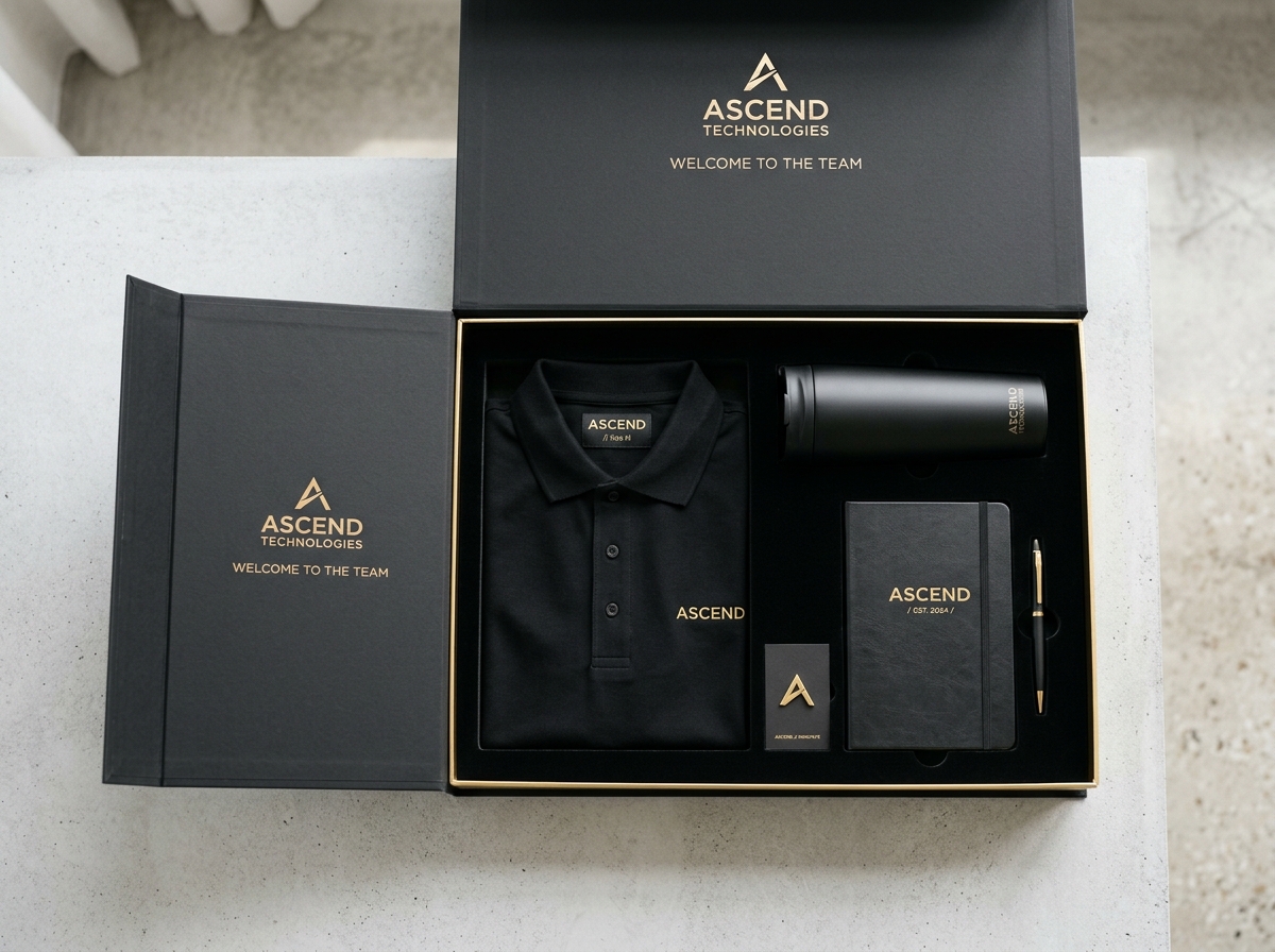 Luxury corporate employee onboarding kit